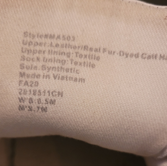 MADEWELL Kickoff trainers sneakers Women's 8.5 leather calf hair athletic shoes - Picture 9 of 11